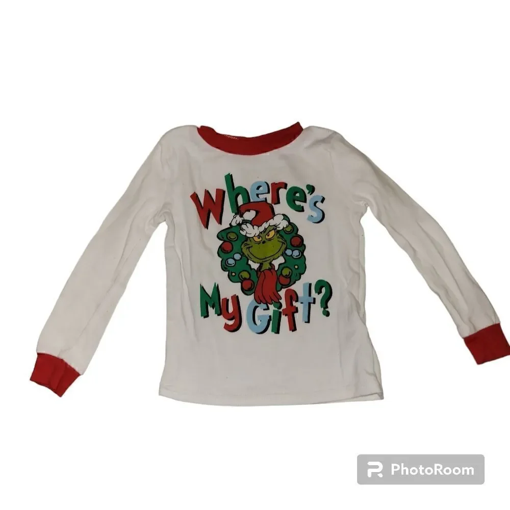 Where's my gift GRINCH Pj's  ^